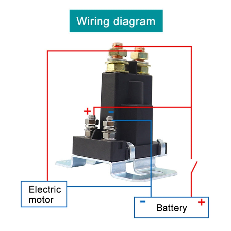 500A Motor Preheating Isolator Switching Power Supply Start Relay, Style:24V Start Type - In Car by buy2fix | Online Shopping UK | buy2fix