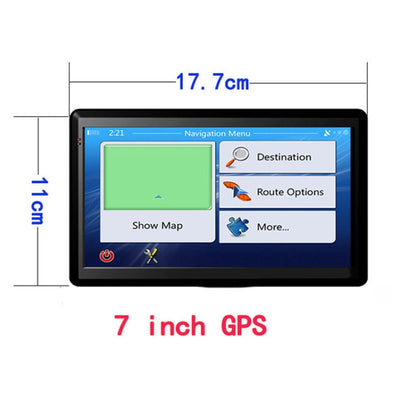 7 inch Car HD GPS Navigator 8G+128M Resistive Screen Support FM / TF Card, Specification:North America Map - In Car by buy2fix | Online Shopping UK | buy2fix