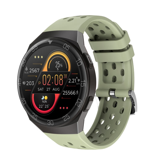 MT68 1.28 inch IPS Screen Bluetooth 5.0 IP67 Waterproof Smart Watch, Support Sleep Monitor / Multi-sports Mode / Heart Rate Monitor / Blood Pressure Monitoring(Green) - Smart Wear by buy2fix | Online Shopping UK | buy2fix