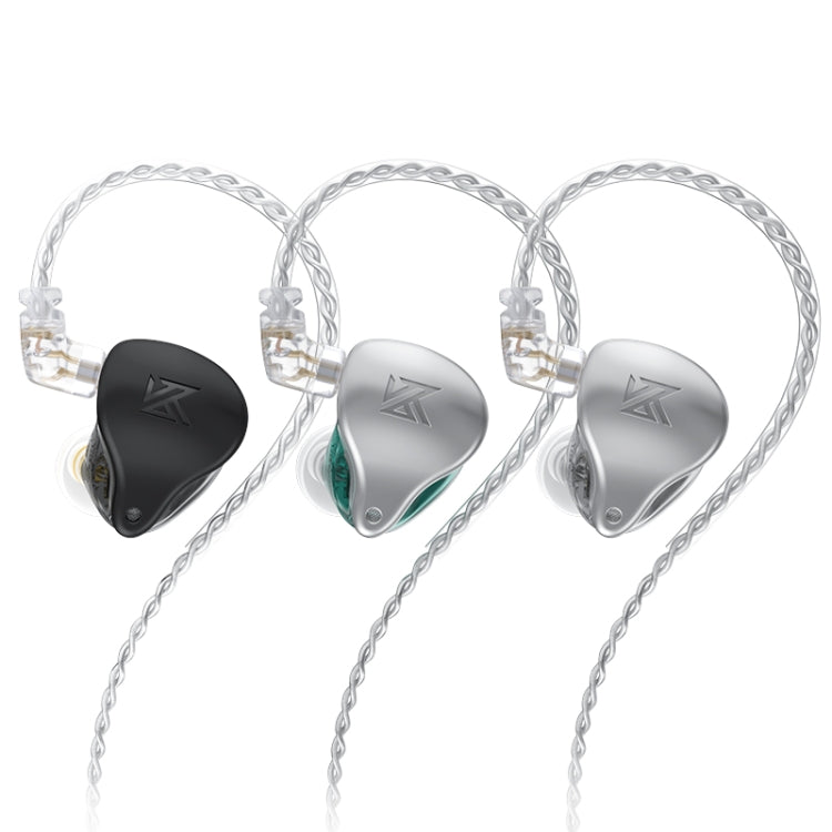KZ AST 24-unit Balance Armature Monitor HiFi In-Ear Wired Earphone No Mic(Black) - In Ear Wired Earphone by KZ | Online Shopping UK | buy2fix