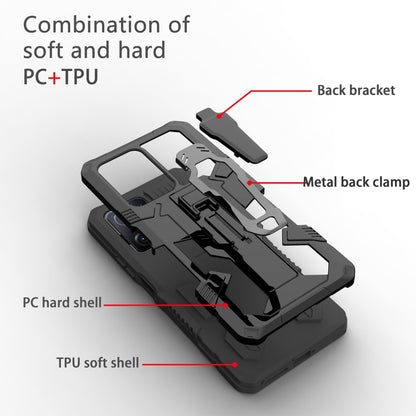 For Xiaomi Mi 11T / 11T Pro Armor Warrior Shockproof PC + TPU Protective Case(Black) - Xiaomi Accessories by buy2fix | Online Shopping UK | buy2fix