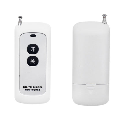 1000-2E Two-button Water Pump Motor Smart Socket Access Control Lamp Learning Wireless Remote Control, Frequency:433M 1527(White) - Consumer Electronics by buy2fix | Online Shopping UK | buy2fix