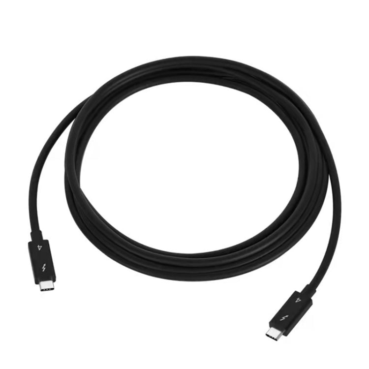 USB-C / Type-C Male to USB-C / Type-C Male Multi-function Transmission Cable for Thunderbolt 4, Cable Length:1.2m(Black) - Computer & Networking by buy2fix | Online Shopping UK | buy2fix