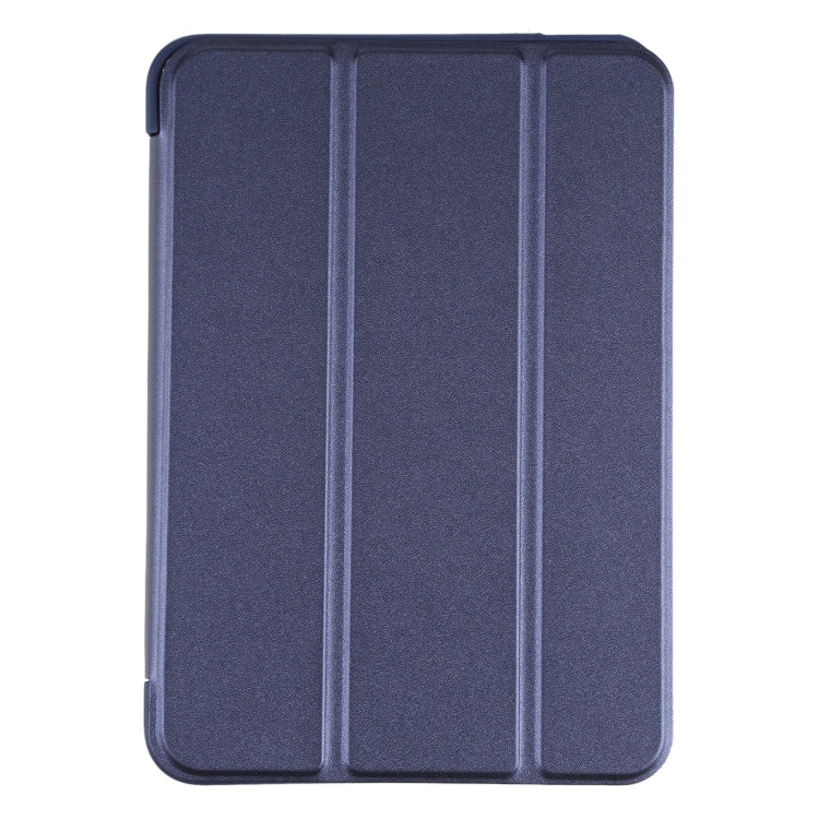 For iPad mini 6 GEBEI Shockproof Horizontal Flip Tablet Case with Three-folding Holder(Royal Blue) - iPad mini 6 Cases by GEBEI | Online Shopping UK | buy2fix