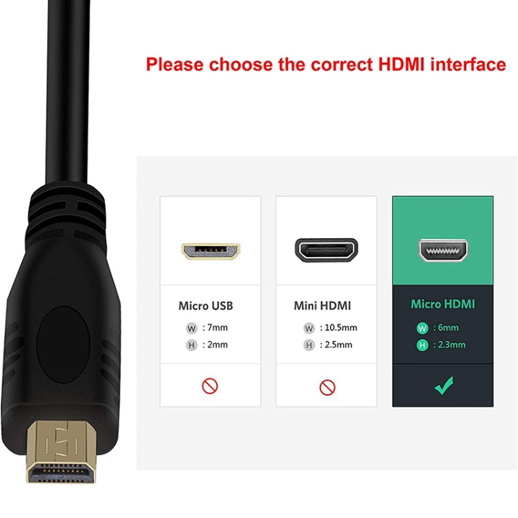 h115 3 in 1 Micro HDMI to HDMI + VGA + 3.5 Audio Converter Cable(Black) - Converter by buy2fix | Online Shopping UK | buy2fix