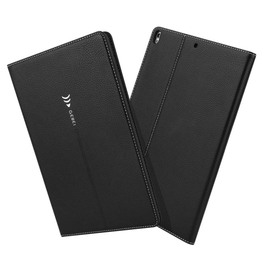 For iPad 10.2 2021 / 2020 / 2019 GEBEI PU+TPU Horizontal Flip Protective Case with Holder & Card Slots(Black) - iPad 10.2 Cases by GEBEI | Online Shopping UK | buy2fix