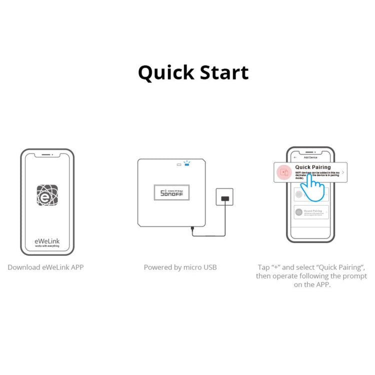 Sonoff RF Bridge R2 433MHz to Wifi Smart Home Security Remote Switch(White) - Smart Switch by Sonoff | Online Shopping UK | buy2fix