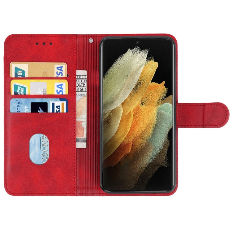 Leather Phone Case For Samsung Galaxy S22 Ultra 5G(Red) - Galaxy S22 Ultra 5G Cases by buy2fix | Online Shopping UK | buy2fix
