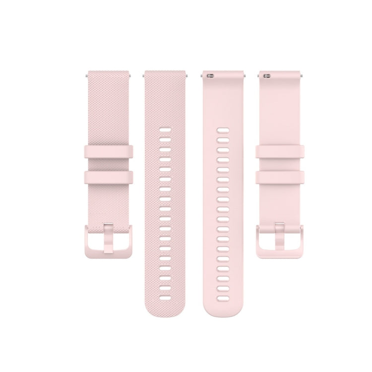 For Garmin Silicone Smart Watch Watch Band, Size:20mm Universal(Pink) - Watch Bands by buy2fix | Online Shopping UK | buy2fix