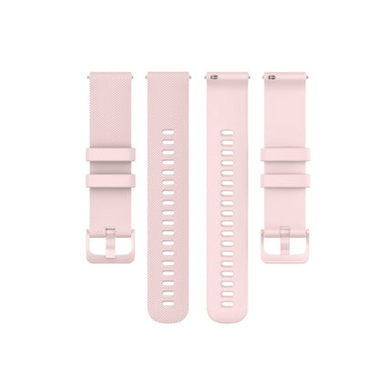 For Garmin Silicone Smart Watch Watch Band, Size:20mm Universal(Pink) - Watch Bands by buy2fix | Online Shopping UK | buy2fix