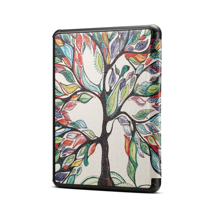 For Amazon Kindle Paperwhite 5 2021 Pattern PU Leather Tablet Case(Miracle Tree) - Amazon by buy2fix | Online Shopping UK | buy2fix