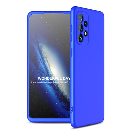 For Samsung Galaxy A33 5G GKK Three Stage Splicing Full Coverage PC Phone Case(Blue) - Galaxy Phone Cases by GKK | Online Shopping UK | buy2fix