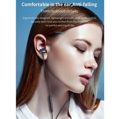 awei TC-1 Type-C / USB-C Stereo Surround In-ear Wired Earphone(Black) - Type-C Earphone by awei | Online Shopping UK | buy2fix
