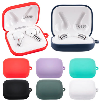 For OnePlus Buds Pro Silicone Earphone Protective Case with Hook(White) - Other Earphone Case by buy2fix | Online Shopping UK | buy2fix