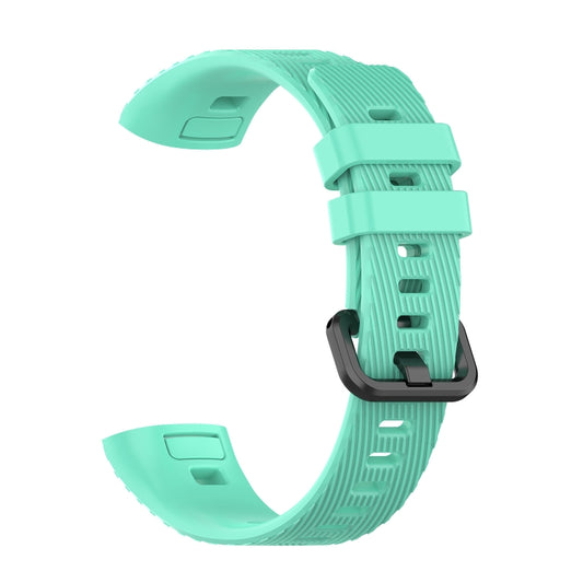 For Huawei Band 3 & 4 Pro Silicone Watch Band(Duck Green) - Smart Wear by buy2fix | Online Shopping UK | buy2fix