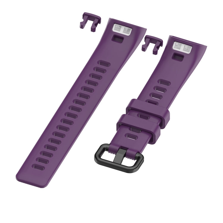 For Huawei Band 3 & 4 Pro Silicone Watch Band(Purple) - Smart Wear by buy2fix | Online Shopping UK | buy2fix