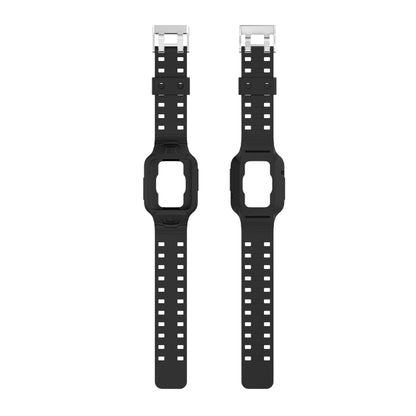 For Xiaomi Redmi Watch 2 Lite/Watch Lite 2/Watch Lite/Redmi Watch 2/Redmi Watch Silicone Integrated Watch Band(Black) - Watch Bands by buy2fix | Online Shopping UK | buy2fix