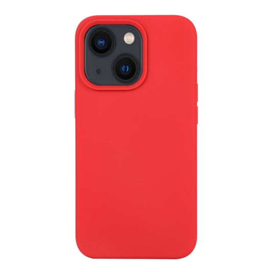 For iPhone 14 Liquid Silicone Phone Case (Carmine Red) - iPhone 14 Cases by buy2fix | Online Shopping UK | buy2fix