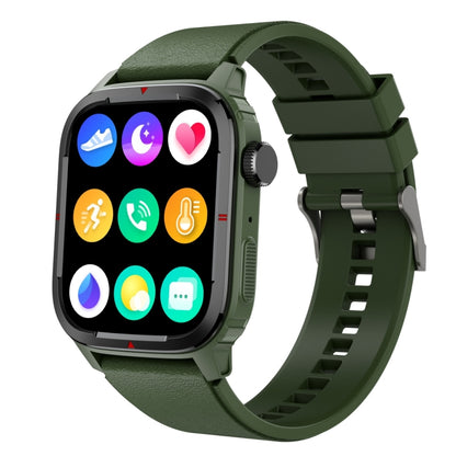 Q25 1.7 inch TFT HD Screen Smart Watch, Support Bluetooth Calling/Blood Pressure Monitoring(Green) - Smart Wear by buy2fix | Online Shopping UK | buy2fix