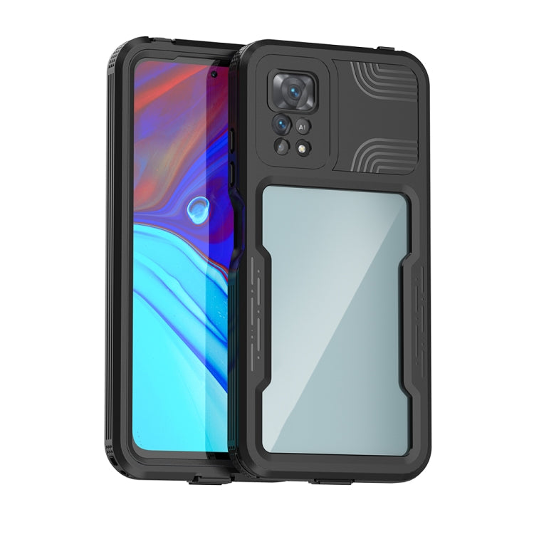 For Xiaomi Redmi Note 11 Pro Global RedPepper TPU + PC + PET Waterproof Shockproof Phone Case(Black) - Redmi Note 11 Pro Case by RedPepper | Online Shopping UK | buy2fix