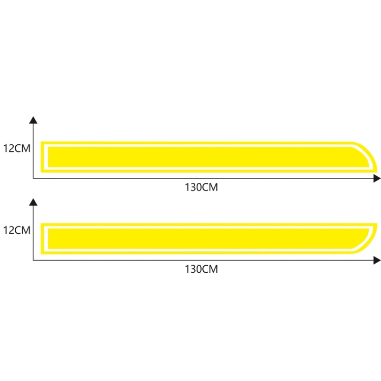 D-623 Car Modified Hood Decorative Sticker(Yellow) - In Car by buy2fix | Online Shopping UK | buy2fix