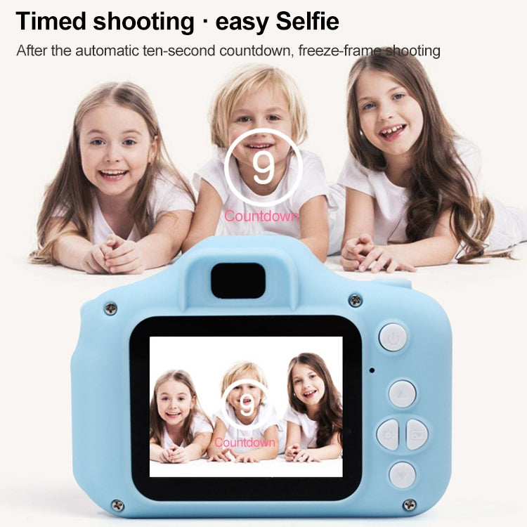 X2S 2.0 Inch LCD Screen Mini Children Camera Digital Camera, Resolution:HD Dual camera(Blue) - Consumer Electronics by buy2fix | Online Shopping UK | buy2fix