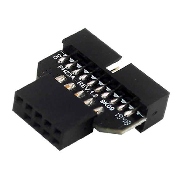 10 PCS Motherboard USB 2.0 9Pin to USB 3.0 19Pin Plug-in Connector Adapter, Model:PH23A - Others by buy2fix | Online Shopping UK | buy2fix