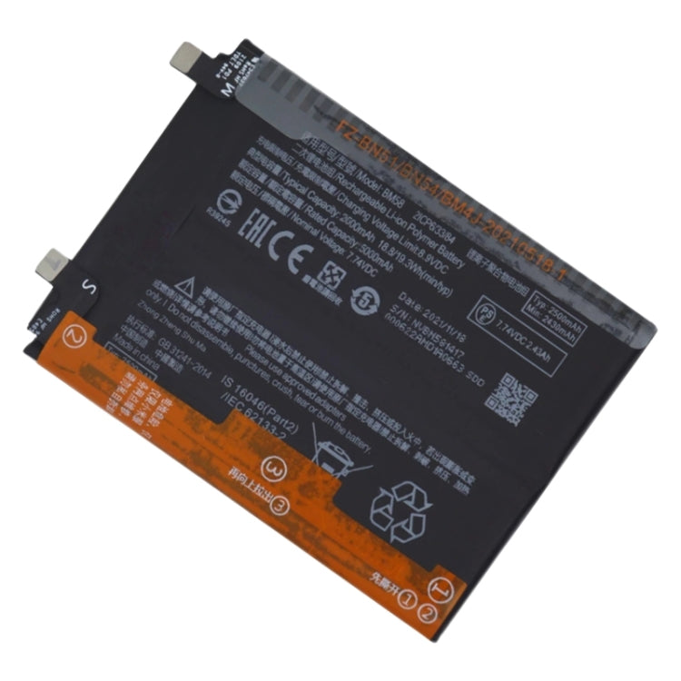 BM58 5000mAh Li-Polymer Battery Replacement For Xiaomi 11T Pro - For Xiaomi by buy2fix | Online Shopping UK | buy2fix