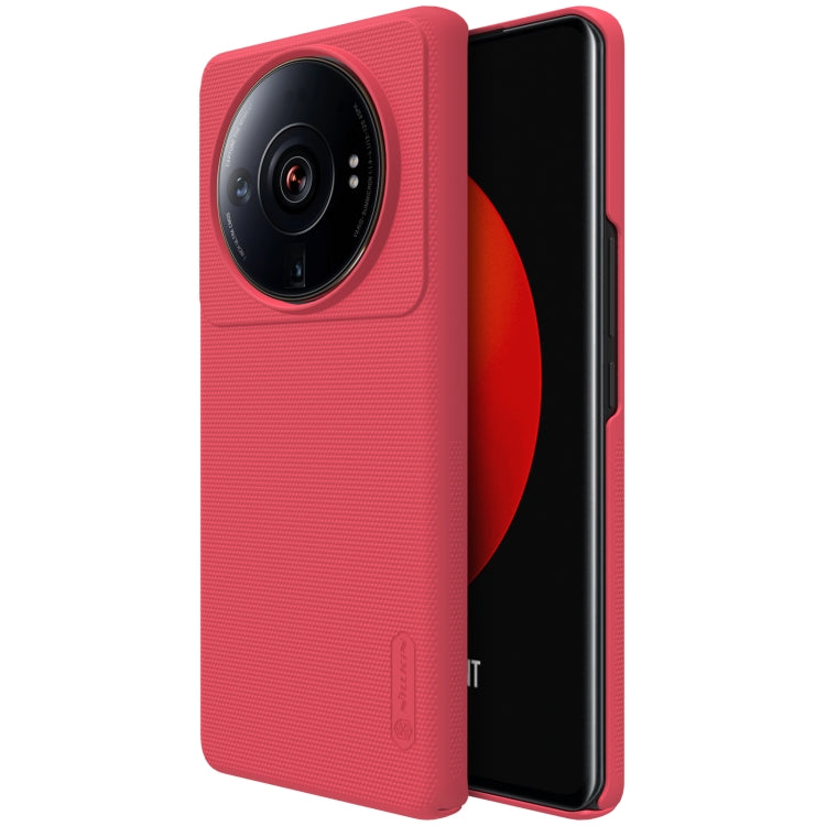 For Xiaomi 12S Ultra NILLKIN Frosted PC Phone Case(Red) - Xiaomi Cases by NILLKIN | Online Shopping UK | buy2fix