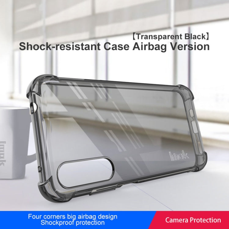 For HTC Desire 22 Pro 5G imak All-inclusive Shockproof Airbag TPU Case (Transparent Black) - HTC by imak | Online Shopping UK | buy2fix