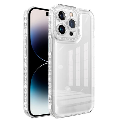 For iPhone 14 Pro Shinning Diamond Space Shockproof Phone Case(Transparent) - iPhone 14 Pro Cases by buy2fix | Online Shopping UK | buy2fix