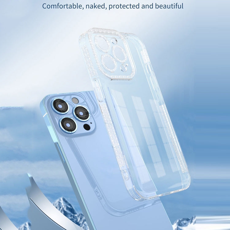 For iPhone 14 Pro Shinning Diamond Space Shockproof Phone Case(Transparent) - iPhone 14 Pro Cases by buy2fix | Online Shopping UK | buy2fix