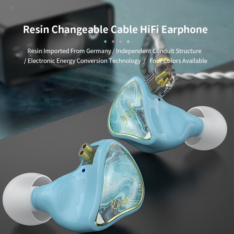 CVJ Hybrid Technology HiFi Music Wired Earphone No Mic(Moon) - In Ear Wired Earphone by CVJ | Online Shopping UK | buy2fix