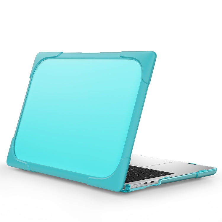 For MacBook Air 13.6 inch A2681 2022 TPU + PC Two-color Anti-fall Laptop Protective Case(Light Blue) - MacBook Air Cases by buy2fix | Online Shopping UK | buy2fix