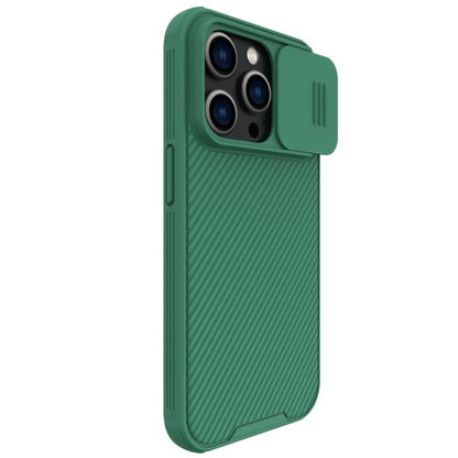 For iPhone 14 Pro NILLKIN CamShield Pro Protective Phone Case(Green) - iPhone 14 Pro Cases by NILLKIN | Online Shopping UK | buy2fix