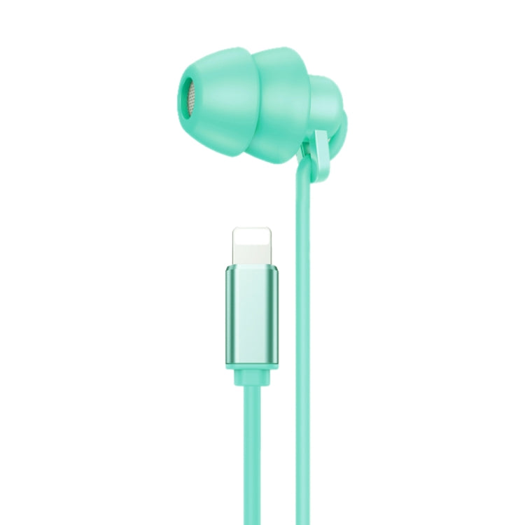 WEKOME YB02 SHQ Series In-Ear Sleep Wired Earphone, Plug Type:8 Pin(Blue) - In Ear Wired Earphone by WK | Online Shopping UK | buy2fix