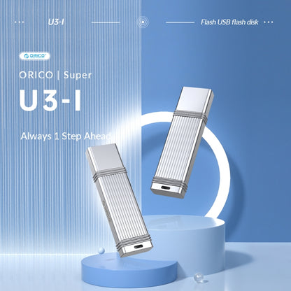 ORICO 256GB Type-C USB3.2 Gen1 USB Flash Drive, Read 260MB/s, Write 50MB/s (Silver) - USB Flash Drives by ORICO | Online Shopping UK | buy2fix