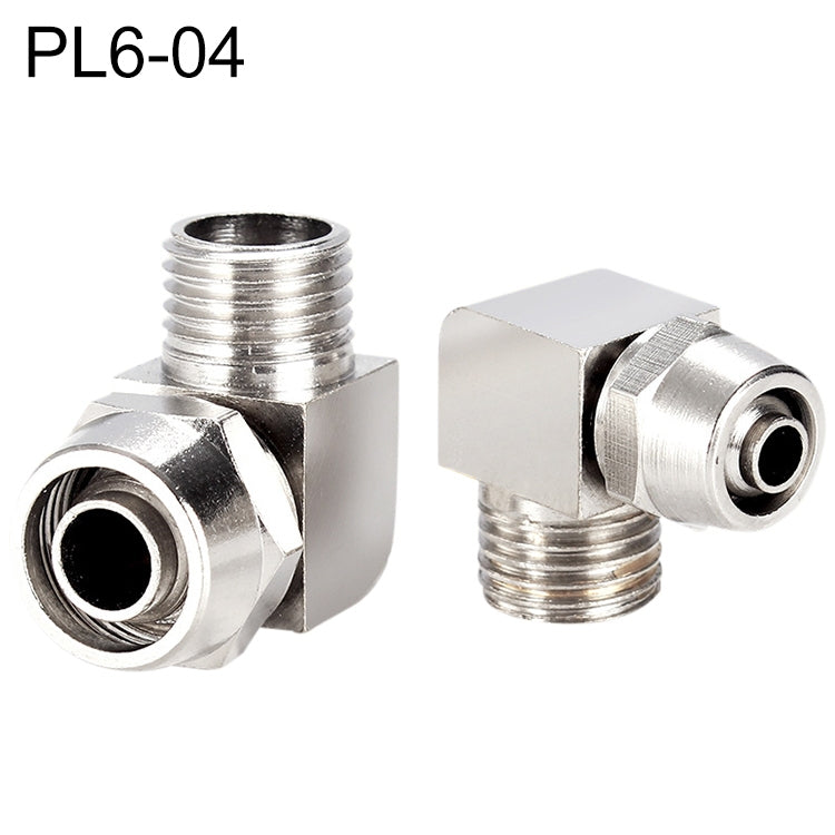 PL6-04 LAIZE Nickel Plated Copper Trachea Quick Fitting Lock Female Connector -  by buy2fix | Online Shopping UK | buy2fix