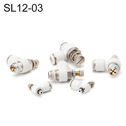 SL12-03 LAIZE SL Throttle Valve Elbow Pneumatic Quick Connector -  by LAIZE | Online Shopping UK | buy2fix