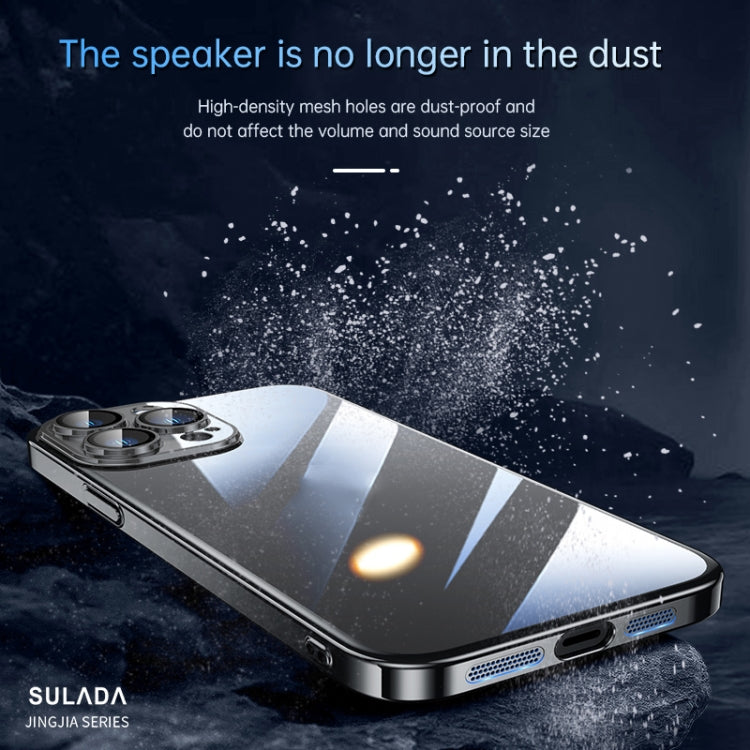 For iPhone 14 Pro SULADA Hard PC Shockproof Phone Case(Silver) - iPhone 14 Pro Cases by SULADA | Online Shopping UK | buy2fix