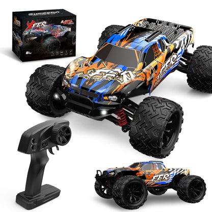 9501E 1:16 Full Scale Remote Control 4WD High Speed Car(Orange) - RC Cars by buy2fix | Online Shopping UK | buy2fix