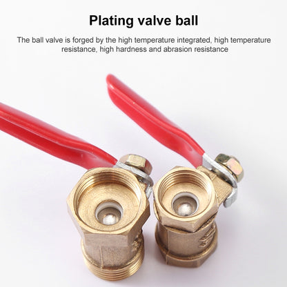 LAIZE Pneumatic Hose Connector Copper Ball Valve, Specification:Outside 4-Barb 10mm -  by LAIZE | Online Shopping UK | buy2fix