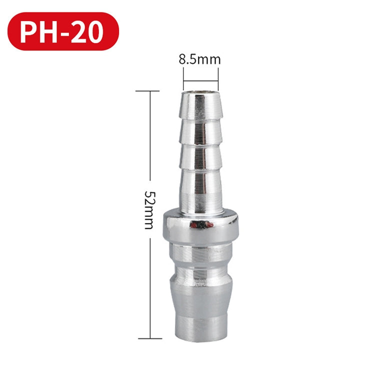 LAIZE PH-20 10pcs C-type Self-lock Air Tube Pneumatic Quick Fitting Connector -  by LAIZE | Online Shopping UK | buy2fix