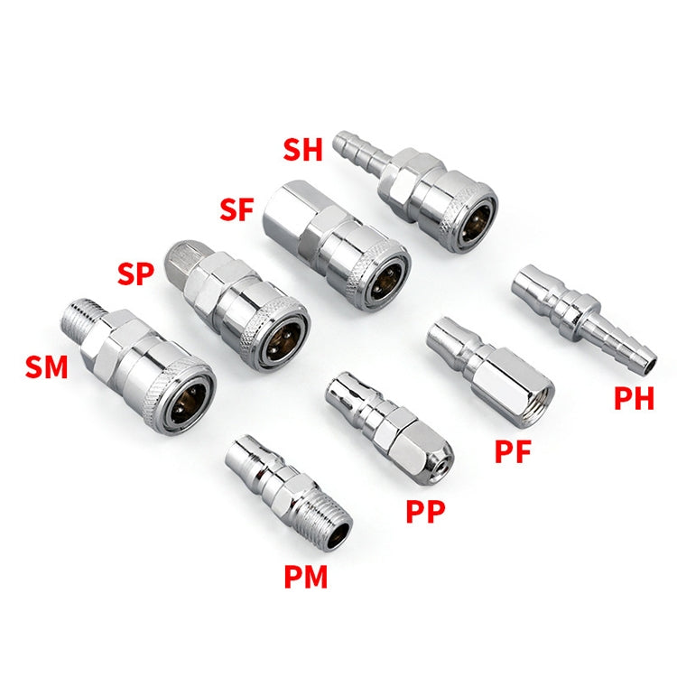 LAIZE SF-40 10pcs C-type Self-lock Air Tube Pneumatic Quick Fitting Connector - Interface Series by LAIZE | Online Shopping UK | buy2fix