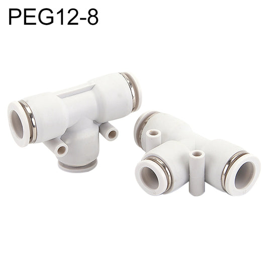 PEG12-8 LAIZE PW T-type Tee Reducing Pneumatic Quick Fitting Connector -  by LAIZE | Online Shopping UK | buy2fix