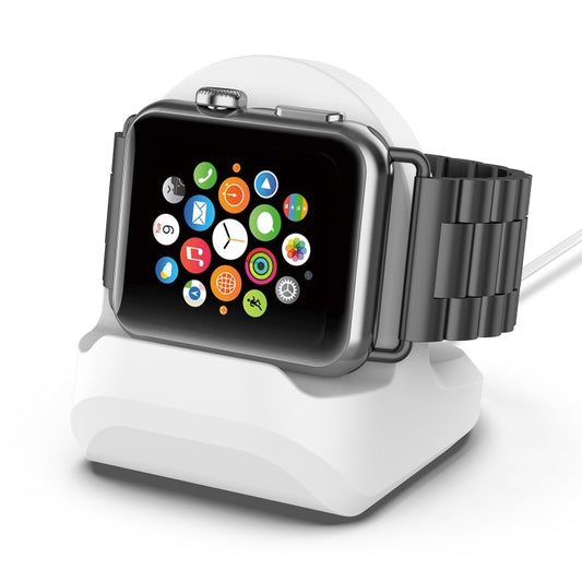 For Apple Watch Smart Watch Silicone Charging Stand Without Charger(White) - Smart Wear by buy2fix | Online Shopping UK | buy2fix
