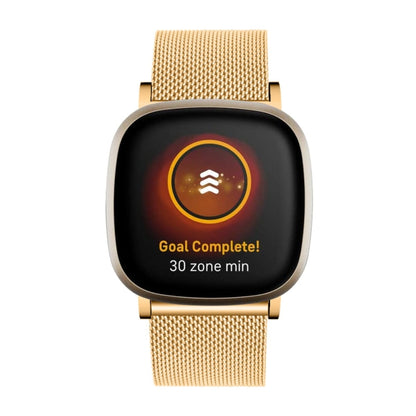 For Fitbit Versa 4 / Sense 2 Milan Buckle Metal Watch Band(Gold) - Watch Bands by buy2fix | Online Shopping UK | buy2fix