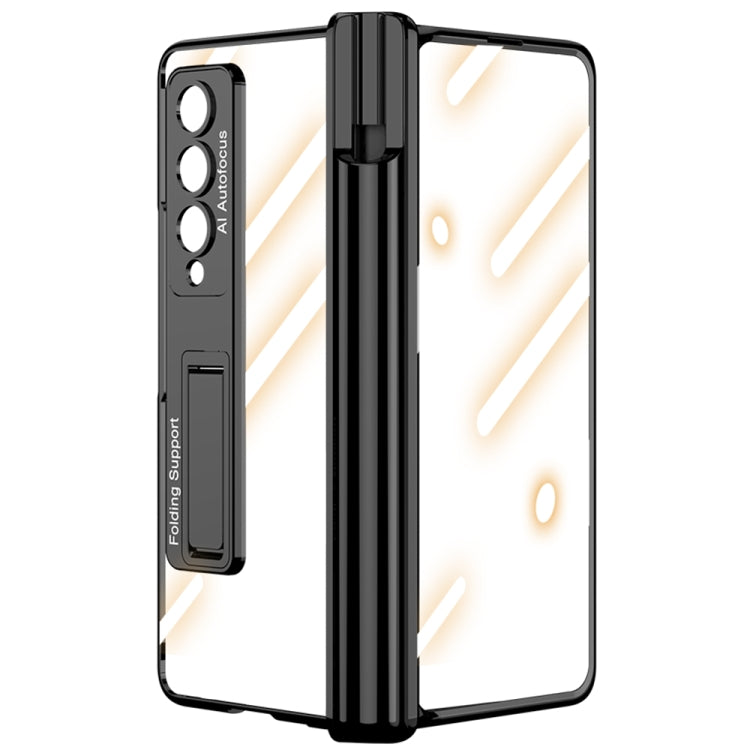 For Samsung Galaxy Z Fold4 GKK Magnetic Fold Hinge Shockproof Phone Case with Pen Slots(Gold) - Galaxy Z Fold4 5G Cases by GKK | Online Shopping UK | buy2fix