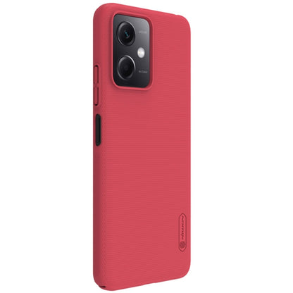 For Xiaomi Redmi Note 12 China NILLKIN Frosted PC Phone Case(Red) - Note 12 Cases by NILLKIN | Online Shopping UK | buy2fix