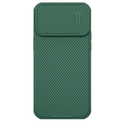 For iPhone 14 Pro Max NILLKIN CamShield S PC Phone Case(Green) - iPhone 14 Pro Max Cases by NILLKIN | Online Shopping UK | buy2fix